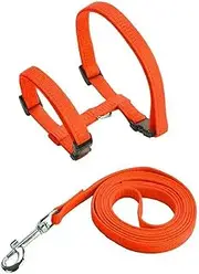 GUPEC Lightweight Adjustable Cat Harness and Leash Set Escape for Walking Travel Small Animals Puppy Harness