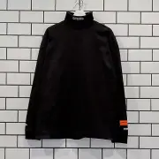 HERON PRESTON ROLL NECK CTNMB LS BLACK