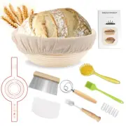 Banneton Bread Proofing Basket,Sourdough Bread Baking Supplies,Sourdough Star...