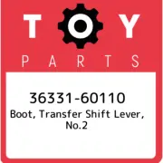 36331-60110 Toyota Boot, transfer shift lever, no.2 3633160110, New Genuine OEM