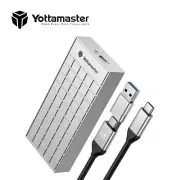 Aluminum USB4 M.2 NVMe Enclosure 40Gbps Transfer NVMe PCIe SSD Enclosure Adapter