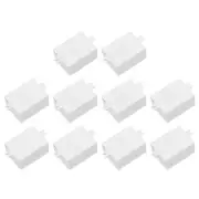 1.81"x1.38"x0.94" Junction Box Wiring Enclosure Case for DIY Projects Grey 10Pcs