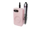 Electric Nail Drill Portable Rechargeable 45000RPM Electric Nail File Machine Professional for Acrylic Gel Nails Polishing Removing-Pink