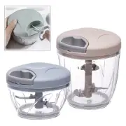 500/900ML Garlic Chopper Manual Rotate Vegetable Cutter Chopper Slicer Crush _ha