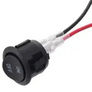 10PCS Rocker Switch 2Pin ON/Off Latching Round Toggle Switch SPST with Locked...