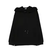 [Dries Van Noten] Dries Van Noten Drawstring Cotton Hoodie M BLACK
