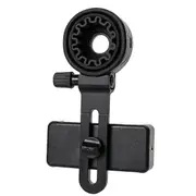 Telescope Phone Adapter, Universal Cell Phone Mount for Binoculars, Monocular,Microscope,Smartphone Black