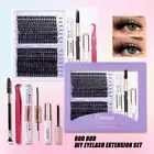 DIY Lash Extension Kit – Mix Styles, Lash Clusters, Bond & Seal, Tweezer & Brush