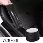 Carbon Fiber Car Sticker Protector Strip Door Sill Anti Scratch Tape Accessories