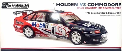 1:18 Craig Lowndes 1999 Mobil HRT - Holden Commodore VS - Reverse Livery