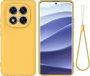 Back Case Cover Compatible with Xiaomi Redmi Note 14 Pro 4G Phone Case Anti-Scratch Thin Slim Liquid Silicone Soft TPU Rubber Full Camera Protection Bumper Pure Color Simple Cover W Wrist Band Protect