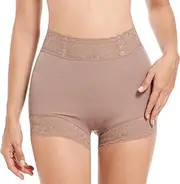 [PEONNYT] Women's Shapewear High Waist Tummy Control Slimming Underwear Comfortable Tummy Shaper Breathable Butt Lifter, purple, XS