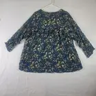 Lauren Conrad Floral Peasant Top, NWT, Size Women's XXL