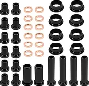 Rear Suspension A-Arm Bushing Kit for Polaris Sportsman 500 RSE Sportsman 400 4x4 700, Lower Control Bushings A-Arm Short & Long Bushings + Spacers Set (38Pcs)