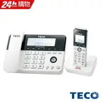 在飛比找PChome24h購物優惠-【TECO 東元】2.4G數位無線子母電話機 XYFXC08