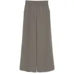 [Mark Kenly Domino Tan] Mark Kenly Domino Tan Crepe Trousers 36 FR GREEN