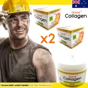 x2 Pure Collagen Cream Anti-Ageing Moisturiser Men Women Face 164 ml