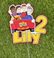 The Wiggles NEW Cake Topper Party Birthday Personalised