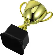Yardwe Game Trophy Tall Trophy Engraved Trophy Basketball Trophy Creative Shaped Trophy Decor Trophy Award Decor Trophy Cup Trophy Award Cup Team Building Trophy Golden Plastic