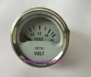Smiths Ancillary Battery Voltmeter Volt Gauge Chrome Rim 52mm 2" WC