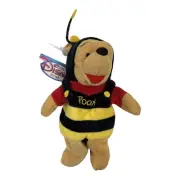 Bumble Bee Pooh Winnie the Pooh Plush 8" Disney Store