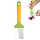 Food Slicer Assistant Onion Slicer Cutter Fish Meat Potato Vegetable Holder Tool
