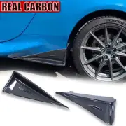 STI Style Carbon Fiber Skirt Aero Guard Strake for Toyota GR86 BRZ ZN8 ZD8