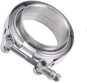 NICHANGHUA 2/2.25/2.5/2.75/3/3.5 inch Stainless Steel V Band ClampTurbo Exhaust Male Female Flange Assembly (Color : 2.75 inch)