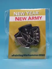 2022 Games Workshop Silver Shield New Year New Army Badge Pin Painting Warhammer