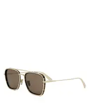 Bvlgari B. Zero1 Square Sunglasses, 55mm