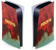 Official Far Cry 6 Graphics Logo Vinyl Faceplate Sticker Gaming Skin Decal Cover Compatible with Sony PlayStation 5 PS5 Digital Edition Console