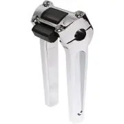 Thrashin Supply Co Chrome 8" Straight Handlebar Riser w/Gauge Cut Out TSC-8025-3