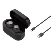 Headset Charging Black Storage And Charging Case with Cable For Jabra Elite 75T