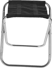 EXAOMBLE Portable Aluminum Alloy Folding Stool Garden Bench Lightweight for Camping Fishing No Assembly Needed
