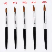 Kolinsky Hair Sable Brushes Acrylic Nail Brush Nail Art Tool Pen Drawing a