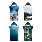 Fabric Beach Towel Hooded Swimming Bathrobe Bath Towel Cape Surfing