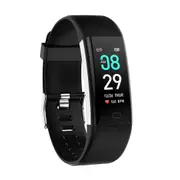 F07Max USB Charge Blood Pressure Oxygen All-day Heart Rate Smart Watch Bracelet BLACK COLOR