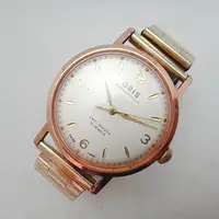 在飛比找蝦皮購物優惠-【拾年之路】 70年代瑞士製Oris豪利時15石包金機械錶(