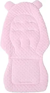 Baby Stroller Seat Liner, Stroller Cushion Seat Liner, Baby Pushchair Seat Liners Padded, Stroller Cushion Insert for Baby, Soft Comfortable Reversible Seat Protector for Car Stroller Seats