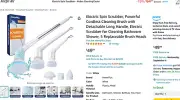 homeplus electric spin scrubber white cleaner rotary cheaper than amazon