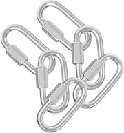 HOMOCONO 6pcs Carabiner Clips for Climbing Outdoor Sports Camping Durable Fixing Clips for Key Rings Backpacks and More High Practicality Versatility