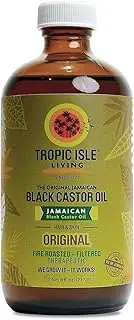 Tropic Isle Living- Jamaican Black Castor Oil-8oz Plastic PET Bottle