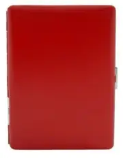 PEARL 9× NORMAL to 100's CIGARETTE CASE / RED MATT * NEW *