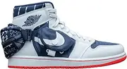 [Nike] Air Jordan 1 Utility Q Mens Shoes, White/Neutral Indigo-light Bon, 8.5