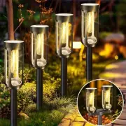Solar Pathway Lights Outdoor, 8 Pack Bright Waterproof IP65 LED Solar Garden