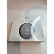 Google Nest Thermostat Charcoal G4CVZ - Smart Wi-Fi Enabled - New Sealed