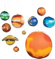 Fun Express 10 Pc Inflatable Solar System/Science/Educational Tool INFLATE/Teacher