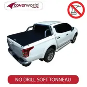 MQ and MR Triton Dual Cab No Drill Clip On Ute Tonneau Cover - Suits Genuine Factory Sports Bar