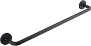 LEKUSHA 16 Inches Magnetic Towel Bar for Refrigerator, Magnetic Towel Holder Towel Hook Hanger for Fridge, Kitchen Stove, Oven, Dishwasher, Sink Laundry Washing Machine Black