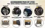 For Royal Enfield New Himalayan & Guerrilla 450 "Combo Pack Of 4 Pcs"